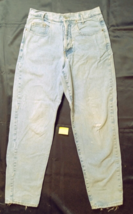 Vintage NY Line Blue Denim Jeans Women&#39;s Size 10, Soft and Worn - £4.65 GBP