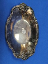 Vintage International Silverplate 448 Tray Dish Silver 8.5 in - £16.32 GBP
