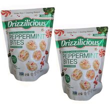2 Packs Drizzilicious Peppermint Bites 8oz Mini Rice Cakes 2025 - $34.70