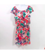 Love...Ady Women&#39;s Floral Off the Shoulder Ruffle Sleeves Blouson Mini D... - $273.70 MXN