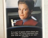 Quotable Star Trek Voyager Trading Card #31 Kate Mulgrew - $1.97