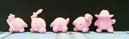 RARE Kirby&#39;s Adventure Vintage Keshi Figures Nintendo Nagasakiya Lot 5 Complete - £77.32 GBP