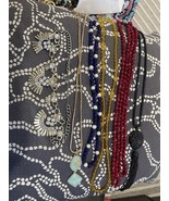 Lot Of 6 Costume Jewelry Necklaces Flaws As Shown - €12,18 EUR