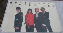 Pretenders Vintage Sire Records Poster Made USA Chrissie Hynde 36*24 Inc... - £31.07 GBP