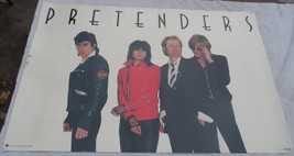 Pretenders Vintage Sire Records Poster Made USA Chrissie Hynde 36*24 Inc... - €34,54 EUR