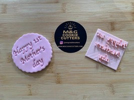 Happy 1st Mother’s Day - Embossing - stamp - $4.90