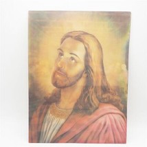 Vintage Jésus 3D Lenticulaire Photo Hologram Imprimé 12 &quot; x16 &quot; - £45.95 GBP