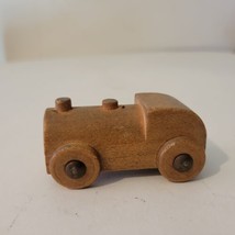 Vtg Handmade Wooden Toy Car 2.5 Inch Long  1.25 Inch High - £7.59 GBP