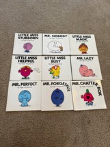 Lot of 9 Mr Men and Little Miss Small Paperback Books by Roger Hargreaves - £10.99 GBP
