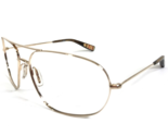 Paul Smith Eyeglasses Frames PS-815 G Gold Oversized Round Aviators 62-1... - $65.36
