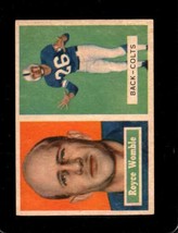 1957 TOPPS #86 ROYCE WOMBLE EX COLTS *X79321 - £2.12 GBP