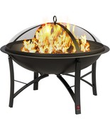 Fire Beauty Fire Pit For Outdoor Wood Burning Firepit Bbq Grill, And Pic... - $84.97