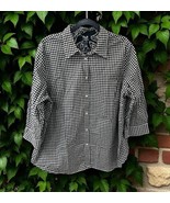 Chaps No Iron Button Up Shirt SIZE 2X Plaid Multicolor 3/4 Sleeve Cotton... - $401.18 MXN