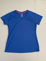 DanSkin Now Vneck Short Sleeve T-shirt Size L (12-14) Loose Fit  - £8.76 GBP
