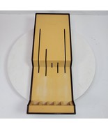 Vintage Mid Century Gold Cutco 5 Piece Knife Holder Wall Drawer Rack 17x... - $22.00