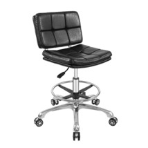 Rolling Swivel Drafting Chair Adjustable Heavy Duty (400Lbs) Lumbar Support Task - £205.61 GBP