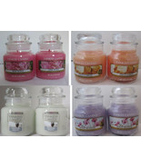 Yankee Candle 3.7 oz Jar Candle Burns 25-40 hrs new Lot Set of 2 u pick - $52.70 CAD