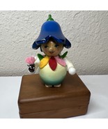 Vintage Handmade Steinbach FLOWER PETAL GIRL/Butterfly Ornament Made in ... - $20.00