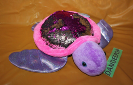 Adventure Planet Sequinimals Sea Turtle Stuffed Animal Toy - £15.54 GBP