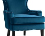 Jacinta Velvet Accent Chair, Navy, By Homelegance. - $407.95