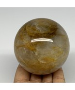 620g, 3&quot; (76mm), Yellow Hematoid Sphere Crystal Ball Gemstones @Madagasc... - £48.98 GBP