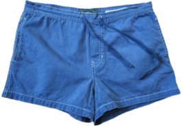 Abercrombie &amp; Fitch Pull On Shorts Women&#39;s Size Small Blue Cotton Pocket... - £14.12 GBP