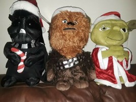 NWT Star Wars 3 Wise Guys!  Darth Vader,  Yoda,  And Chubacka 22&quot; Tall - £25.76 GBP
