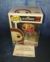 Scarlett Johansson Hand Signed Autograph Black Widow Funko Pop - £470.18 GBP