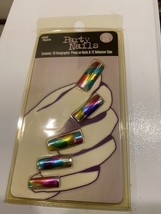 Revlon Street Wear Party Nails Holographic Press-On Magenta New in Packa... - $11.87