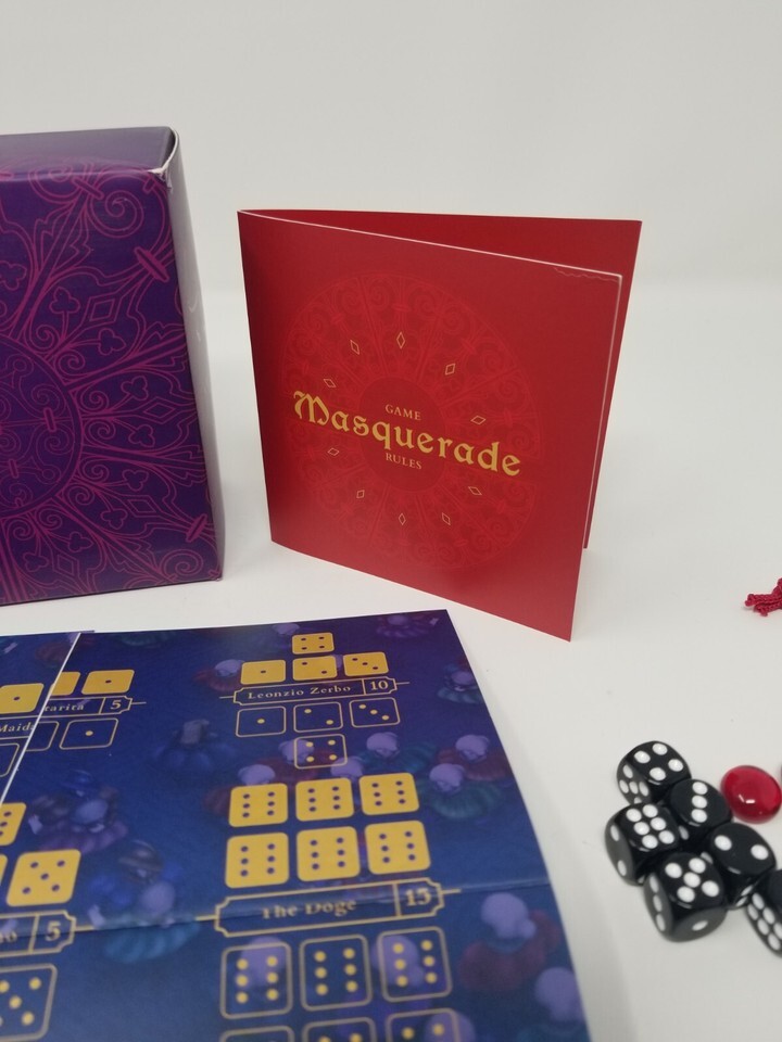 A Date Box Original - Masquerade  - Exclusive Board Game Item image 5