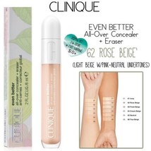 Clinique Even Better All-Over Concealer 62 Rose Beige Full Size 6ml - £20.43 GBP