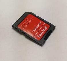 Brand New Original SanDisk Micro SD SDHC Card Adapter - $3.99