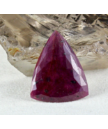 Natural Ruby Pear Faceted Cabochon 35 Ct Loose Gemstone Designing Pendan... - €144,41 EUR