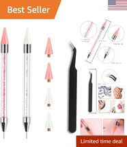 Rhinestone Picker Tool 2 Acrylic Handle Rhinestones Applicator Dual-Ende... - $14.96