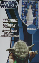 Star Wars By Lucas Films The Force Blue Curtain Drapes Window Treatment New - £45.24 GBP