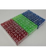 Pack of 100 Dice standard 16mm size (3 translucent colors available) - £17.30 GBP