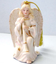 Lenox Heavenly Angel With Horn Ornament Figurine 2022 #893702 Gold Trim New - £24.83 GBP