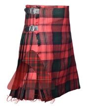 Scottish Handmade Traditional Kerr Tartan Kilt - 8 YARD KILTS - Clan Kerr Kilt - £51.39 GBP