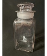 Antique Original Pomona Drug Store Apothecary Clear Glass Display Jar wi... - £70.76 GBP