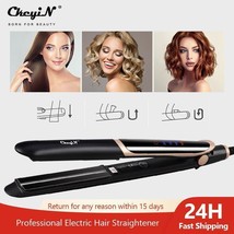 Ckeyin Far-infrared Flat Iron Professional Electric Hair Straightener Tourmaline - £23.34 GBP
