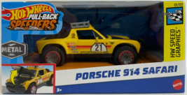 Hot Wheels - HWH34 - Pull Back Porsche 914 Safari - Scale 1:32 - Yellow - £12.53 GBP