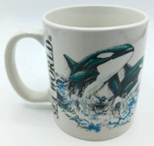 Vintage Sea World Coffee Mug Cup ORCA Whale - £9.38 GBP