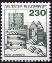 ZAYIX Germany 1242 MNH Lichtenberg Architecture Castle 042623S149 - £2.03 GBP