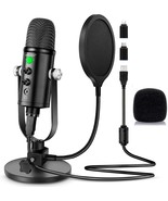 Microphone for Podcast, PROAR USB Microphone Kit for Phone, - £43.77 GBP