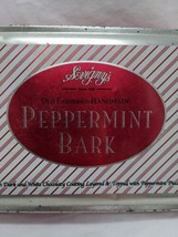 Serngmys Old Fashioned Handmade Peppermint Bark Empty Tin Container - £15.81 GBP