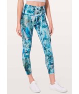 Lululemon Wunder Under Hi-Rise 7/8 Tight 25&quot; Sun Dazed Multi Blue Women&#39;... - $48.00 CAD