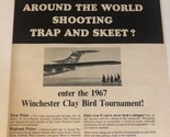 1967 Winchester Clay Bird Tournament Vintage Print Ad Advertisement pa13 - £4.76 GBP