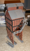 Vintage HO Scale Plasticville Coaling Mill Structure 8 inches Tall - $17.82