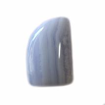 25.26 Carats TCW 100% Natural Beautiful Blue Lace Agate Fancy Cabochon Gem by DV - £12.34 GBP