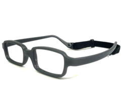 Miraflex Kids Eyeglasses Frames NEW BABY Rubberized Matte Gray w Strap 4... - £50.99 GBP